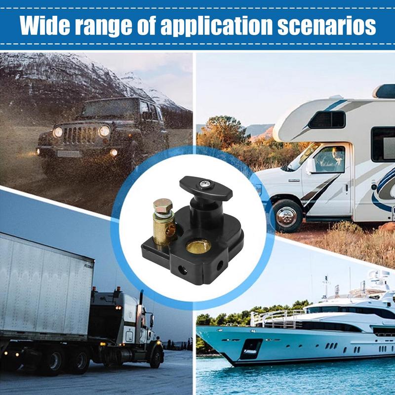 Battery Disconnect RV Battery Cut Off Isolator 12/24V Waterproof Car Accessory Cut Shut Off Disconnector For Vehicle RV And