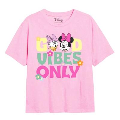 Mädchen T-Shirt „Good Vibes Only“ von Minnie Maus