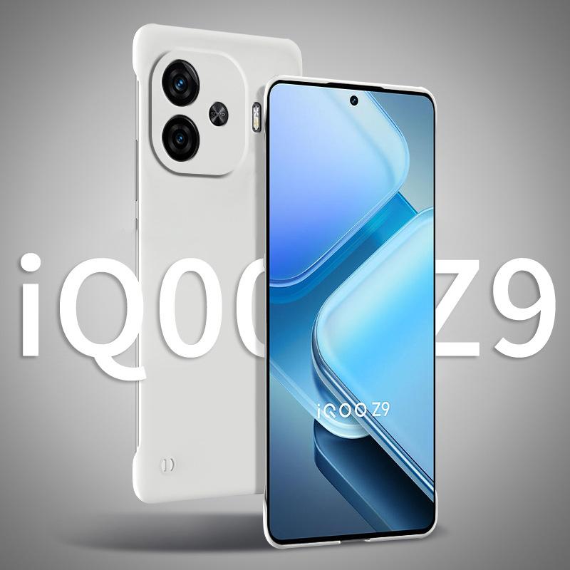 Ultra-thin Frameless Matte Anti-fingerprint PC Case For Vivo iQOO Z9 Turbo Z9X Z8 Z8X Z7 Z7x Pro Shockproof Back Cover Shell