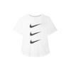 Run Division Camiseta de Manga Corta Reflectante para Correr Tops para Mujer Blanco DC4324-100