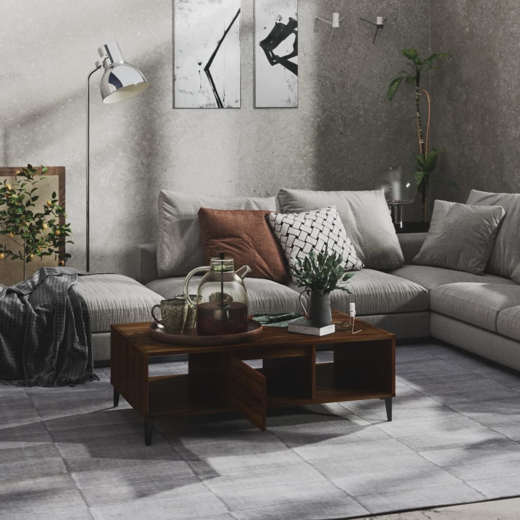  Coffee Table, Brown Oak, 103.5x60x35 Cm