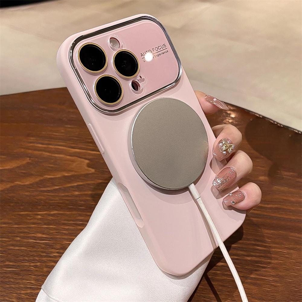 Удосконалений рідкий силікон для чохла Magsafe для iPhone 17 Pro Max 16 14 15 13 Магнітна зарядка Захисна кришка для скляної лінзи
