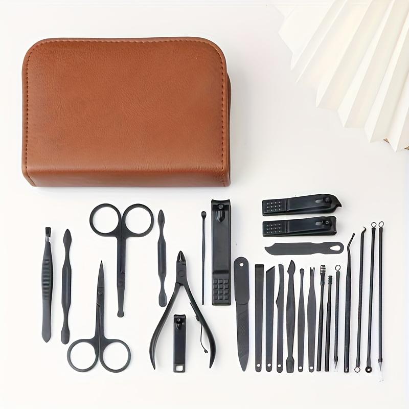 Xiaomi 26 Pcs Set Manicure Pedicure Set Stainless Steel Portable Nail Clipper Tool Kit with Storage Zipper Bag Christmas Gift