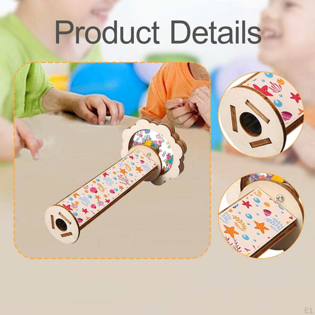 DIY Kaleidoscope Birthday Optics Learning Science Experiment Hands on Rotating