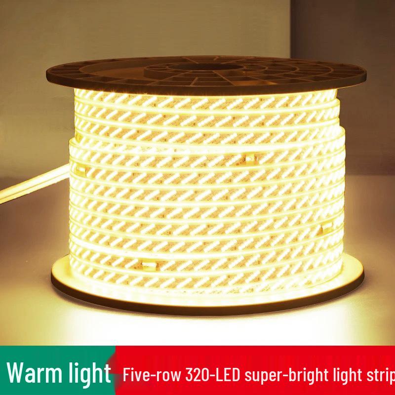 

Светодиодные ленты высокого напряжения 220 В - Сверхяркие, Водонепроницаемые, от одного до пяти рядов, диод 2835, для гостиной и наружного использования