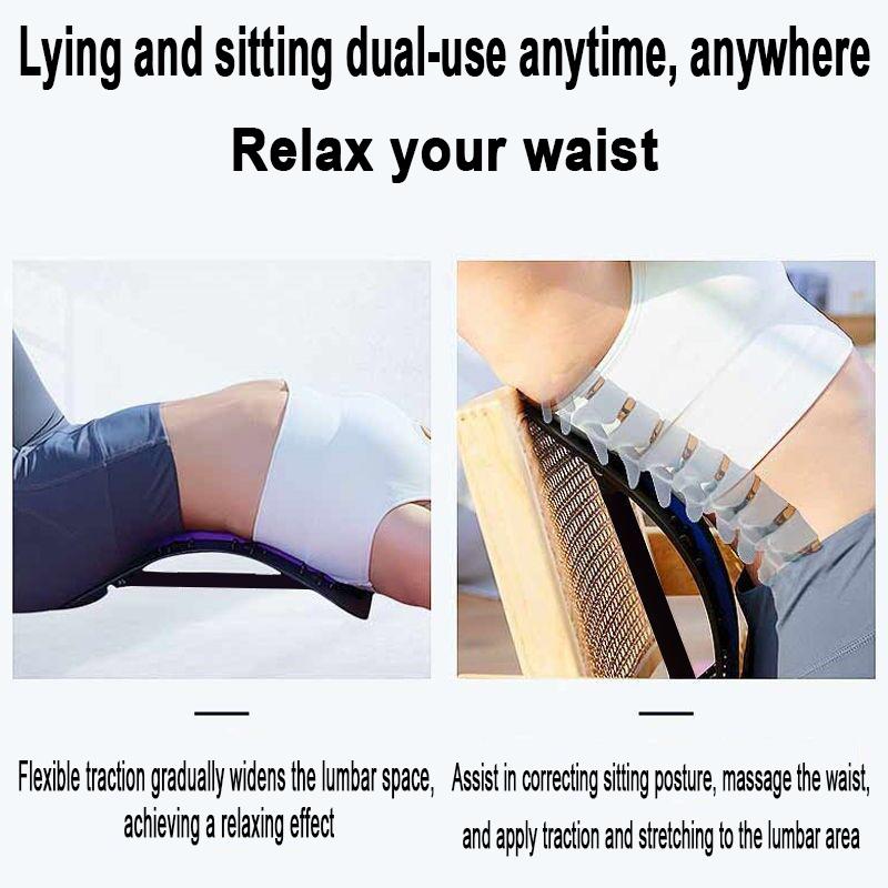 Durable And Safe Lumbar Stretcher Device For Lower Back Pain Lower Device For Back Opening Yoga Spine Correction Pillow For Back Chiropracticybam