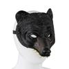 Realistic Bear Masquerades Mask Animal Head Half Face Mask for Halloween and Carnivals Parties Animal Costume Accessory
