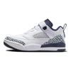 Air Jordan Spizike Low PS Obsidian Kinder-Sneaker Weiß Pure-Platinum FQ3951-104