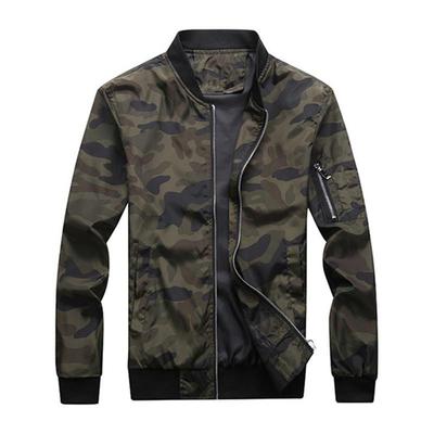 Camouflage Spring and Autumn Men's Slim Fit Casual Teen Men's Jacket Casual Jacket