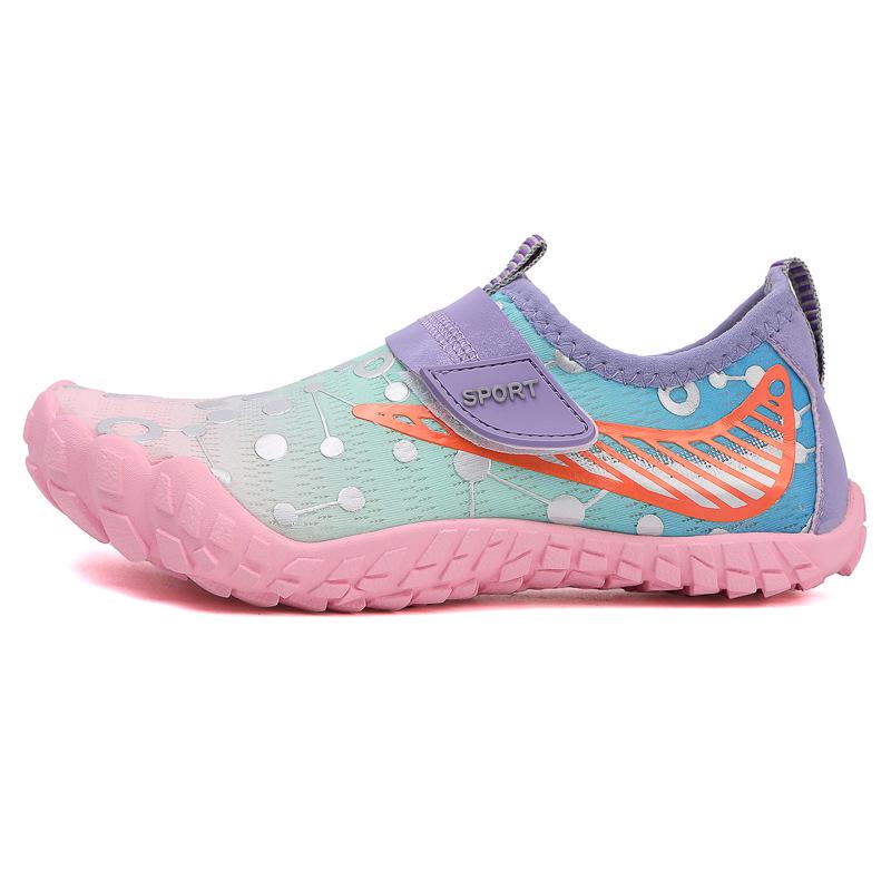 

Женские и мужские нескользящие водные туфли: Броды, Дайвинг, Сноркелинг, Обувь для плавания с мягкой подошвой, Детская обувь для трекинга по рекам 38 фиолетовый