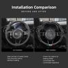 38cm Carbon Fiber Car Steering Wheel Cover For BMW Mini Cooper JCW Works R56 R50 F54 F55 F56 F57 F60 R52 R53 R55 R57 R58 R59 R60