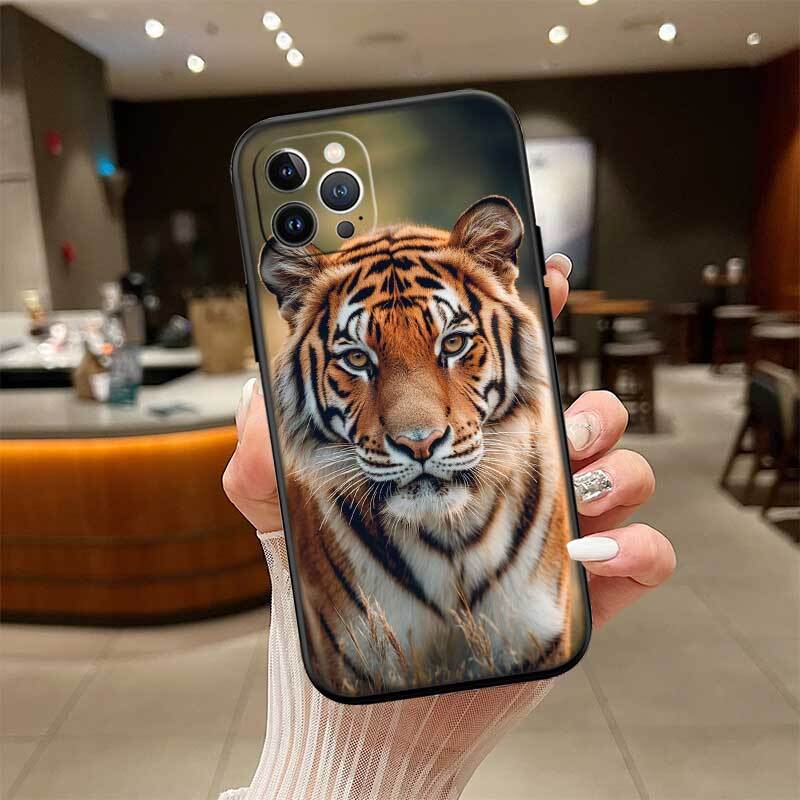 Animal Tiger Phone Case for Redmi Note 12 12S 12C 13 13C 13R 14 14S 14R 14C 11A 13X A3 A3X A4 A5 Pro Max Plus