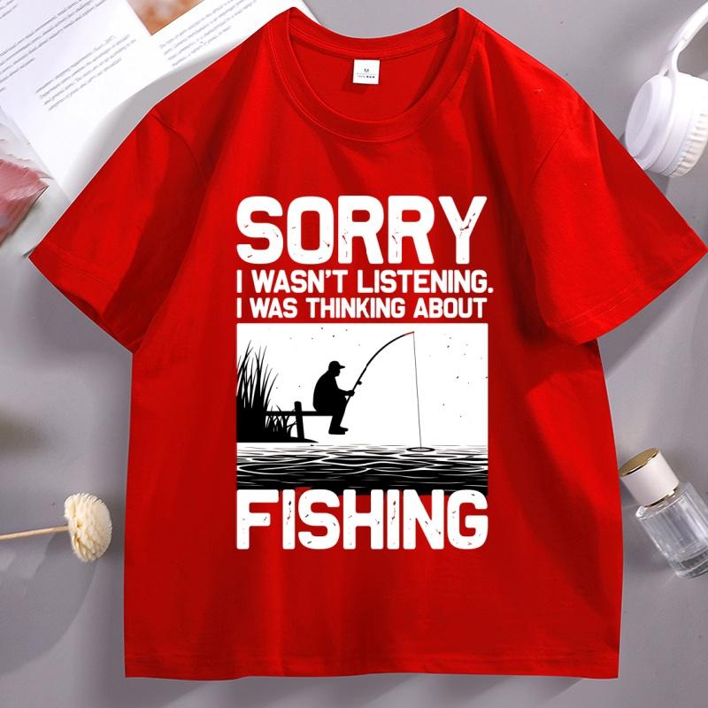 Funny Fishing Tshirt Women Unisex Trout Bass FisherUnisex Vacation T Shirt Loose Graphic Tshirts Cotton Round Neck Short Sleeve Tee
