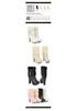 Waterproof Plush High Heel Ankle Boots with Velvet Lining - Autumn/Winter Turn-up Chunky Platform