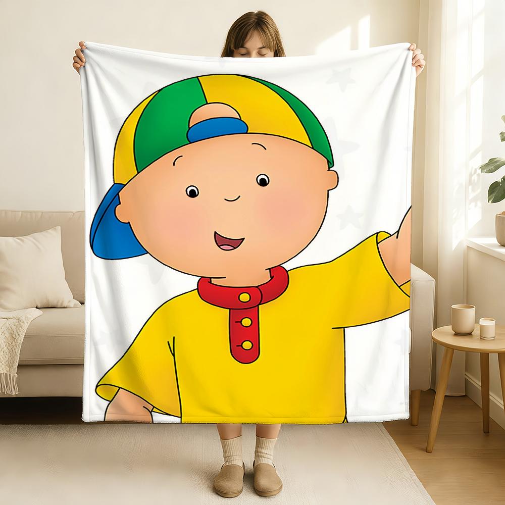 Cartoon Baby Friend C Caillou Blanket Soft and Skin Friendly For Couch Bed Napping Bedspread All Seasons Comforter