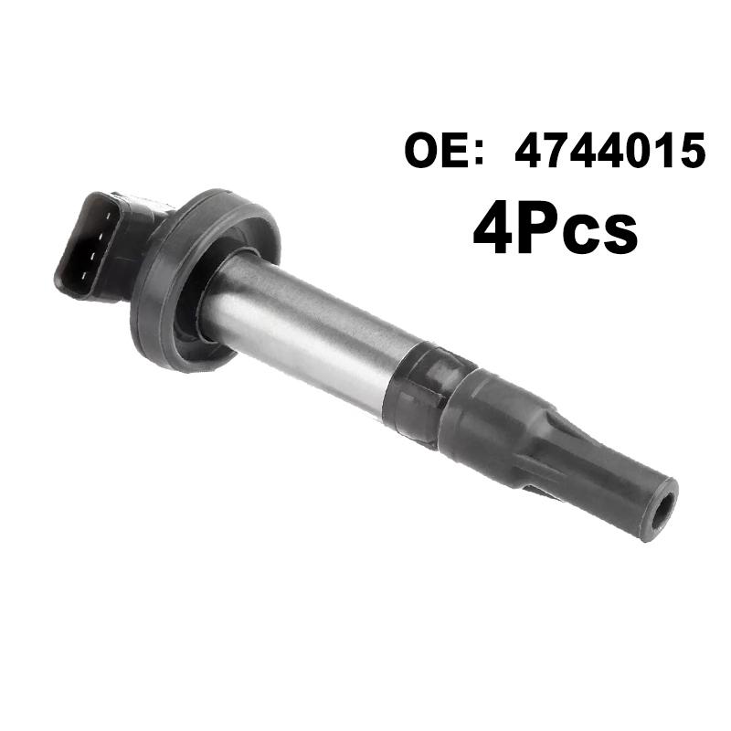 4Pcs Ignition Coil For Land Rover 4.2L Petrol V8 Range Rover L322 Range Rover Sport L320 Discovery 3 L319 4744015 4526466