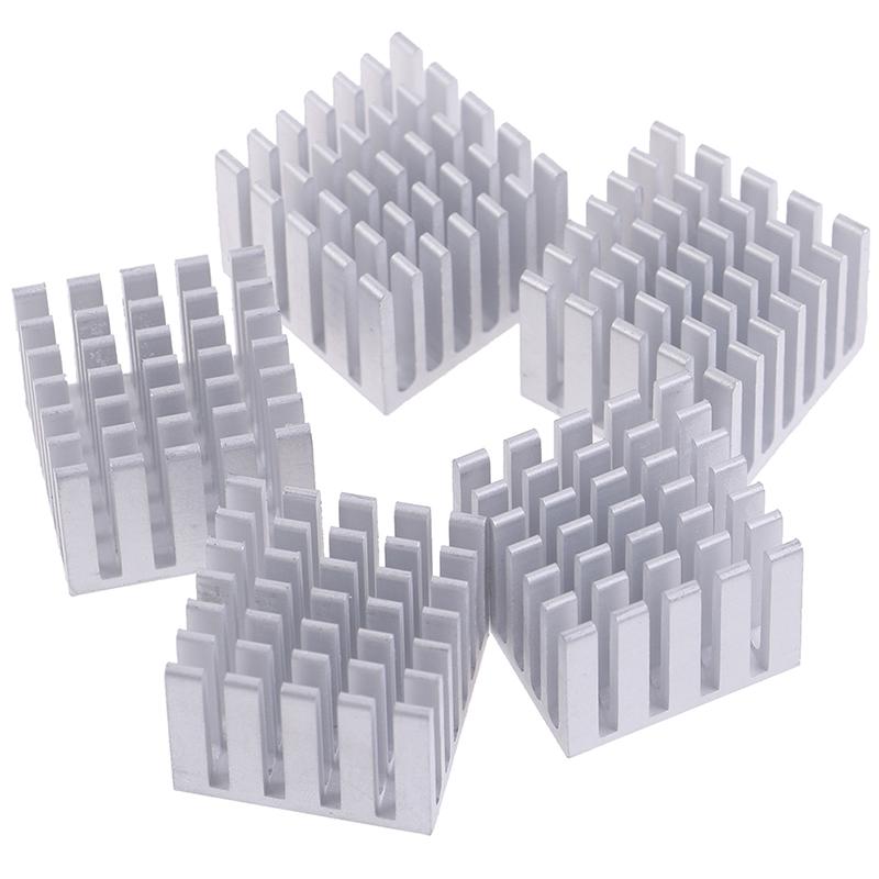 5Pcs 20x20x15mm Cooling Accessories DIY Heatsink CPU GPU Chip Aluminum Heatsink