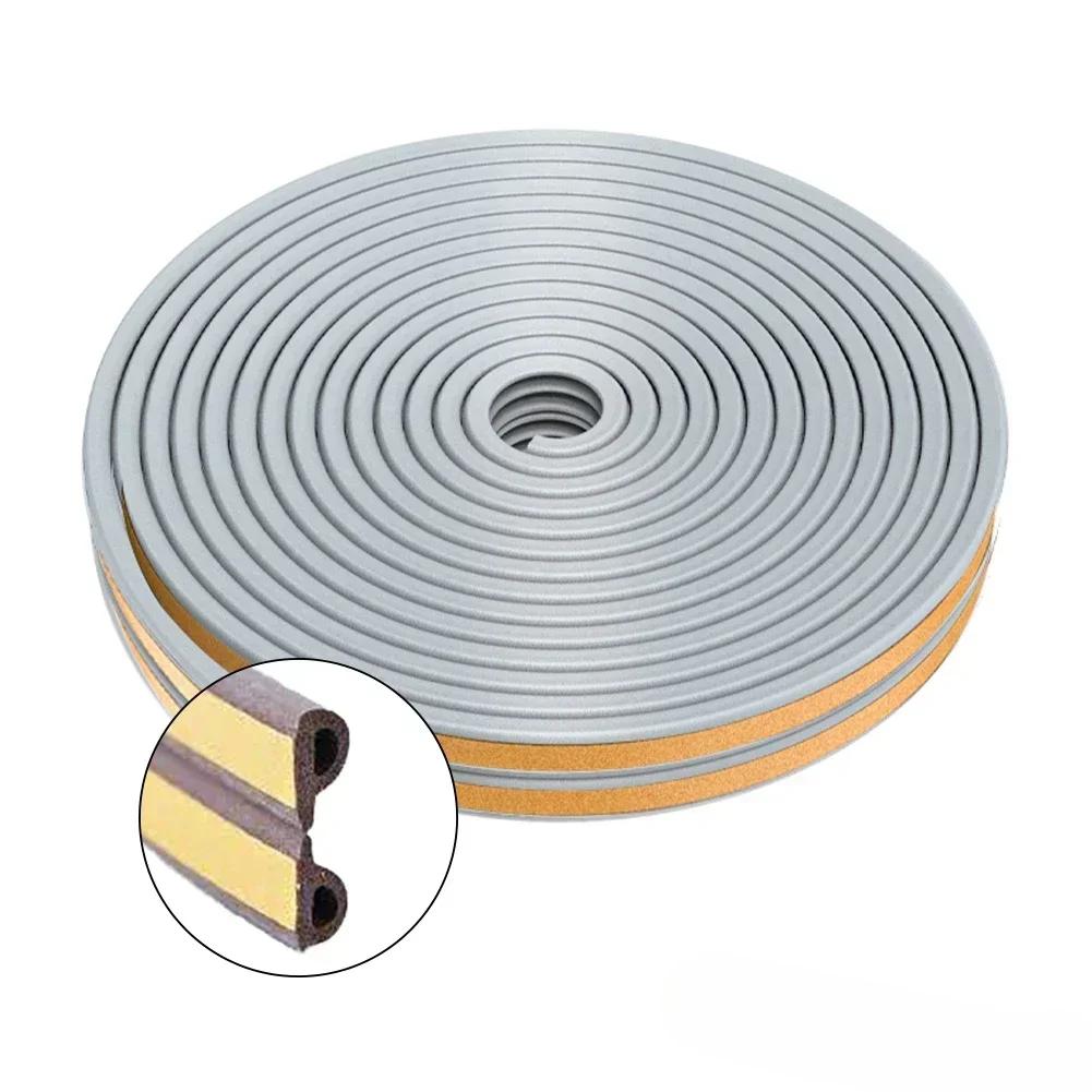 5M/10M Door Window Seal Strip DIEP Self-adhesive Acoustic Foam Sealing Strip Tape Insulation Windproof Rubber Weatherstrip