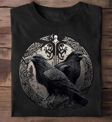 Odin Raben Wikinger T-Shirt: Skandinavischer Streetwear