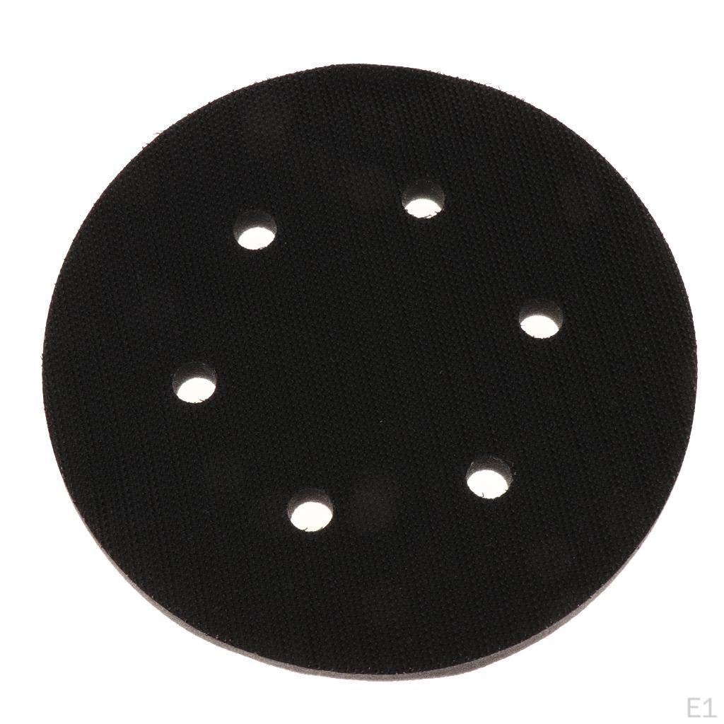 6 Inch 6-Hole Soft Sponge Dust- Interface Pad for 6inch Sanding Pads Uneven Surface Polishing