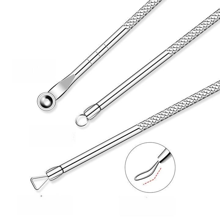 4-piece Acne Needle Pack, Blackhead Removal, Acne Removal, Acne Needle, Beauty Tool, Closed-mouth Acne Needle
