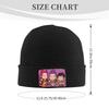 FeUnisex Unisex Mira Rumi & Zoey Eating Beanie Hats KPop Demon Hunters Street Knitting Hat Autumn Gym Caps Warm Soft Bonnet Hats