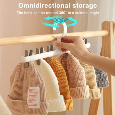 Hüte Socken Clip Rack Kleiderschrank Baseball Kappe Gestrickte Beanie Hut Krawatten Lagerung Aufhänger Platz Sparen Schlafzimmer Organisation Klammern