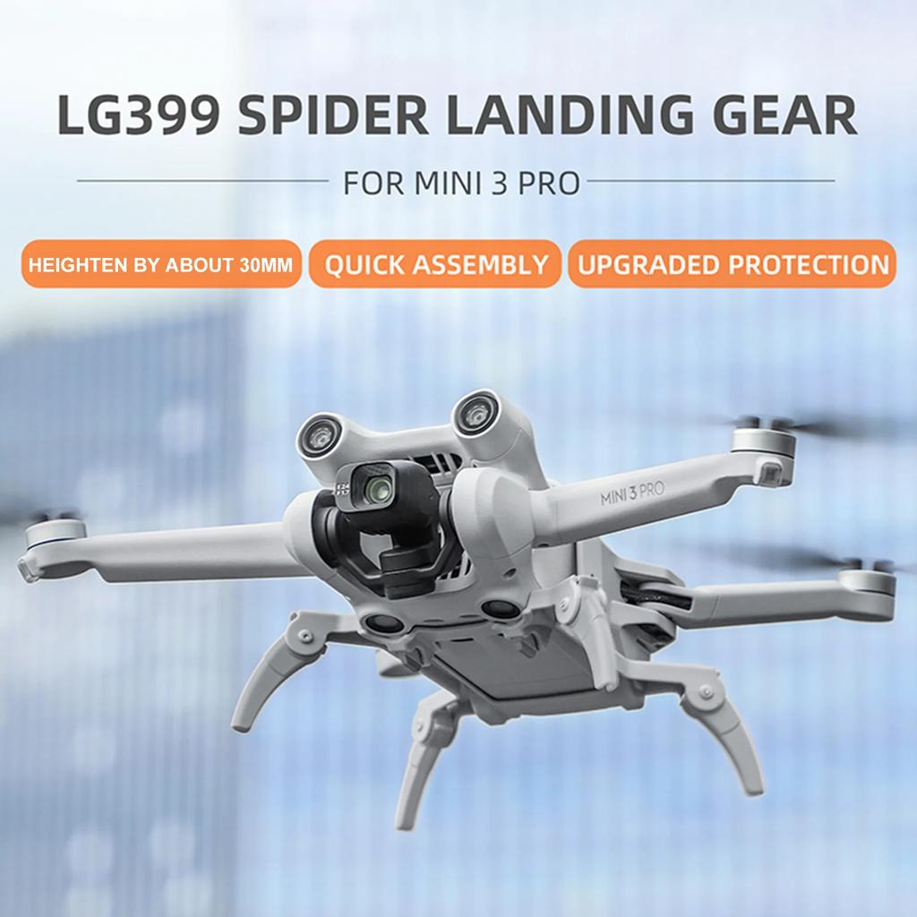 Foldable Heightening Landing Gear for DJI Mini 3 Pro Extension Legs Protective Support Drone Feet Stand Protector Accessories