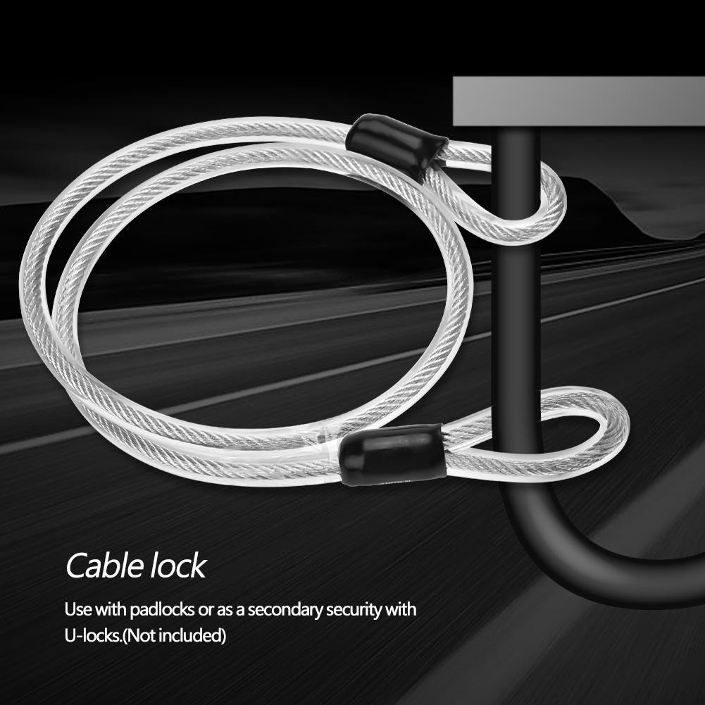 Inbike Strong Steel Anti Theft Bike Bicycle U shaped Security Safety Cable Lock