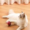 Automatisches Bewegungsball Katzenspielzeug Interaktiver intelligenter selbstrollender Ball mit Zwitschergeräusch für Katzen und Hunde zum Spielen im Haus