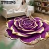 WTEMPO 3D Flower Carpet Bedroom Carpet Bathroom Floor Mat Anti Slip Floor Mat