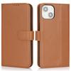 For iPhone 14/13 Stand Case Shockproof Leather Wallet Phone Cover