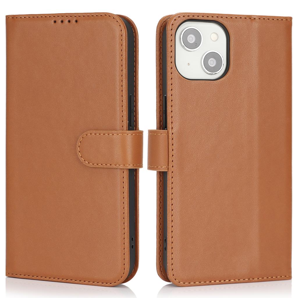 For iPhone 14/13 Stand Case Shockproof Leather Wallet Phone Cover