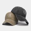 Spring New Letter Print Baseball Cap Men's Casual Versatile Cap Women's Trendy Personality Fashion Outdoor Sun Hat