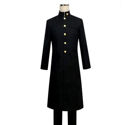 [SCGEHA] Gakuran Cosplay Langer Schuluniform Kostüm für Halloween, 3 Größen verfügbar, Inklusive 2 Luftballons (L)