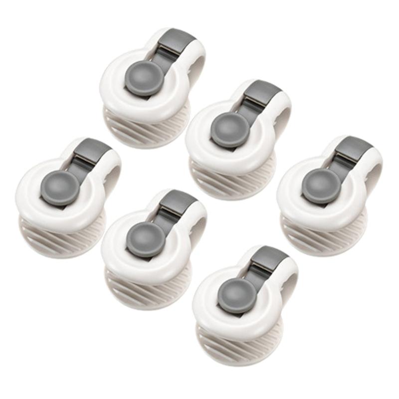 6pcs Bedsheet Quilt Clip Bed Sheet Duvet Cover Non-Slip Buckle Household Safety Pinless Blankets Cover Fastener Clips
