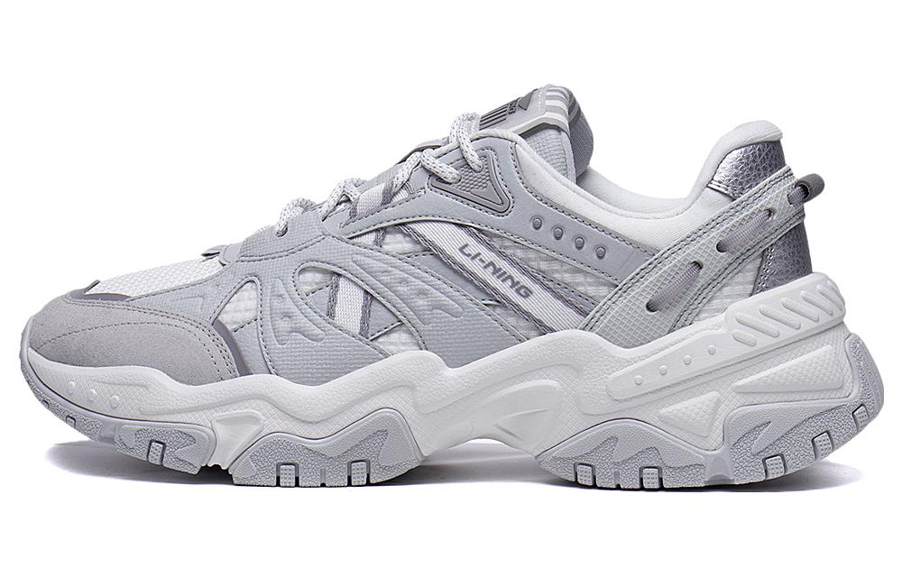 Li Ning New Tou 2.0 Textile, Synthetic Leather, Leather Cushioning Slip Resistant Abrasion Resistant Low top AGLS051-1 40