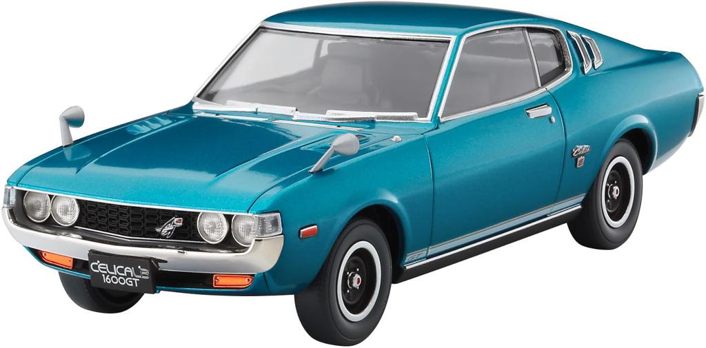 Hasegawa Series Toyota Celica LB 1600GT Casual Turquoise Plastic Model Kit 1/32 e-Moke Snap-Fit EM01-CT