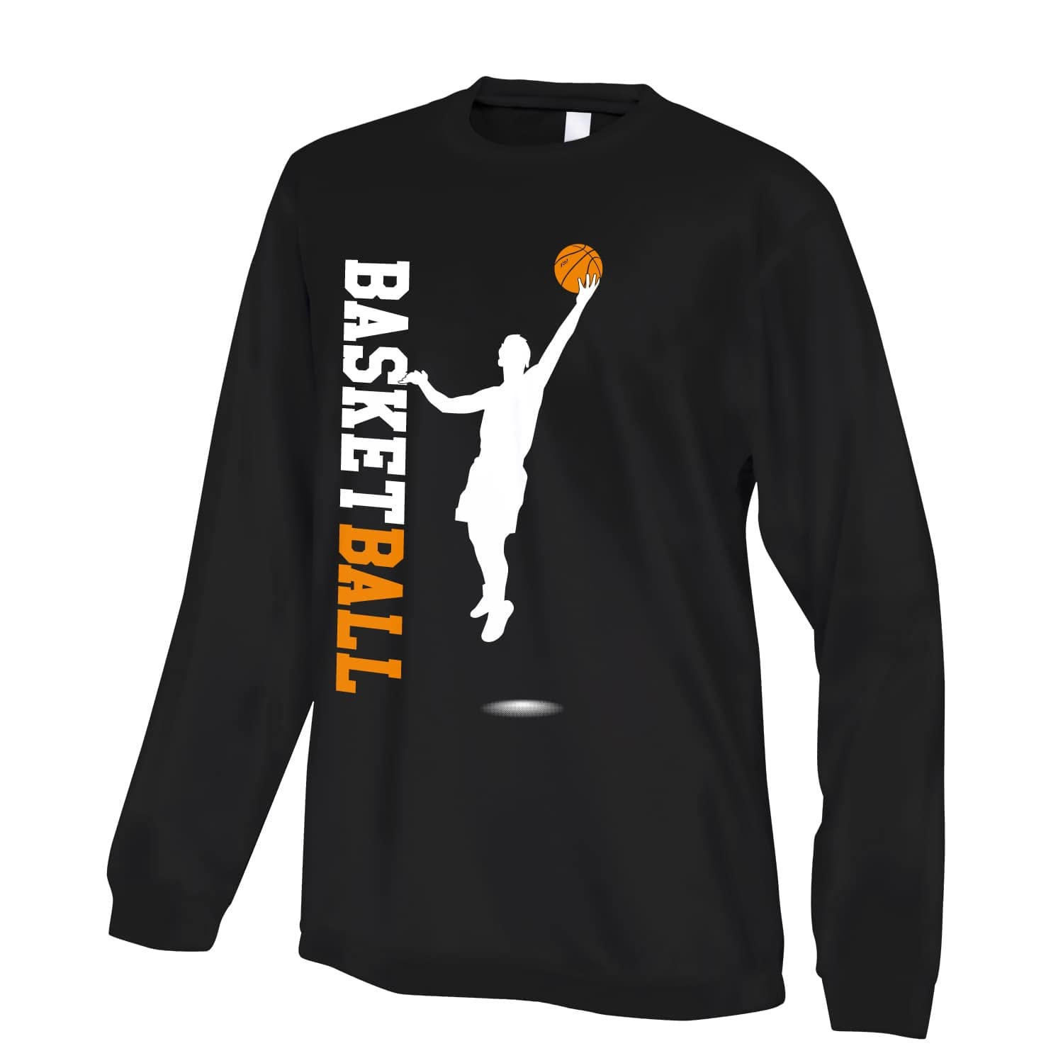 

Силуэт Баскетбольная Практика с Длинным Рукавом Размер S [Artworks Kobe] Футболка для Лей-апа, Одежда, Черный, чёрный