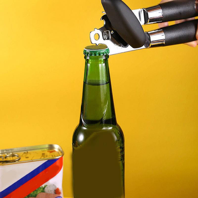 Handheld Can Opener Hand Can Opener Manual Beer Bottle Opening Tool For Food Preparation Professionals Restaurant Bar Club Hotel
