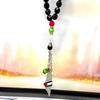 Palestine Map Flag Arabic Letter Car Pendant for Women Men Stainless Steel Silver Color Country Colorful Prayer Beads Jewelry