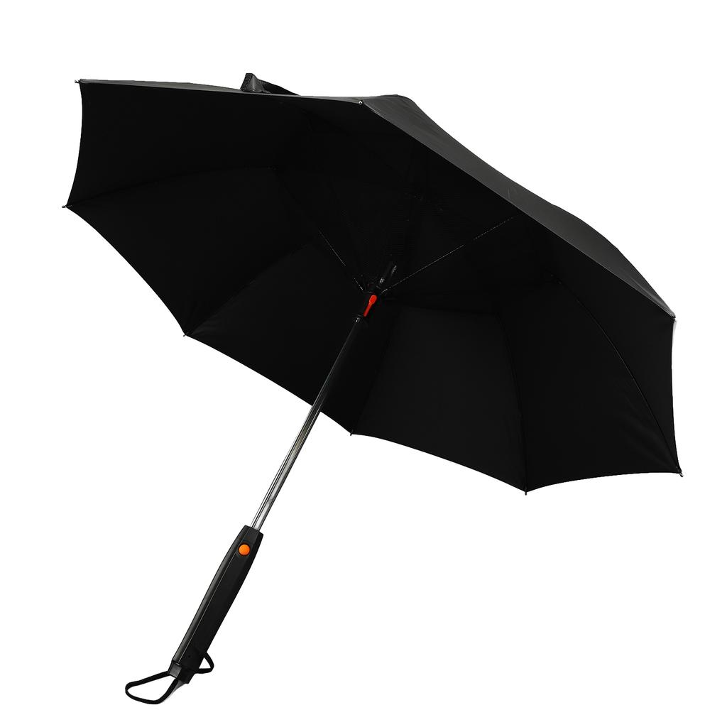 Sun Umbrella with Fan and Sprayer 8 Ribs Portable 3 in 1 UV Blocking Umbrella for Outdoor Summer