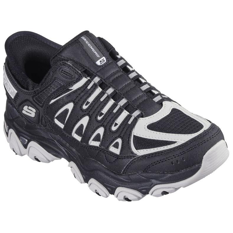Skechers DLites Scarpe da Corsa Basse Comode Sneakers Donna Nero 180173-BKGY