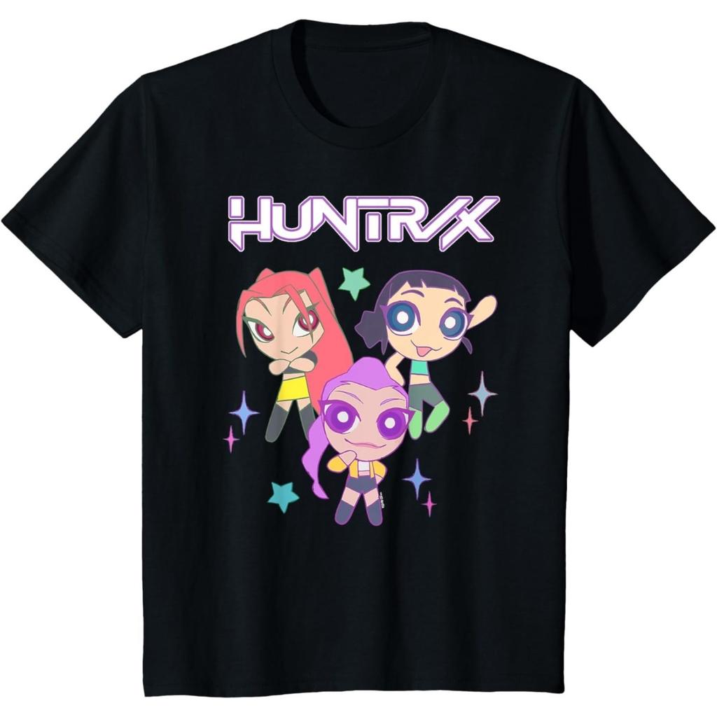 GLYDE K-pop Demon Hunter Anime T-shirt Harajuku O-neck Casual Shirt