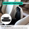 Black Plastic Center Console Latch,Armrest Cover Lid LatchReplacement,Armrest Cover Lid Lock With Mounting Rod And Spring,Replace