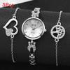 Womens Quartz Wristwatch With Jewelry Buckle For Elegant Gift And Casual Outfits
