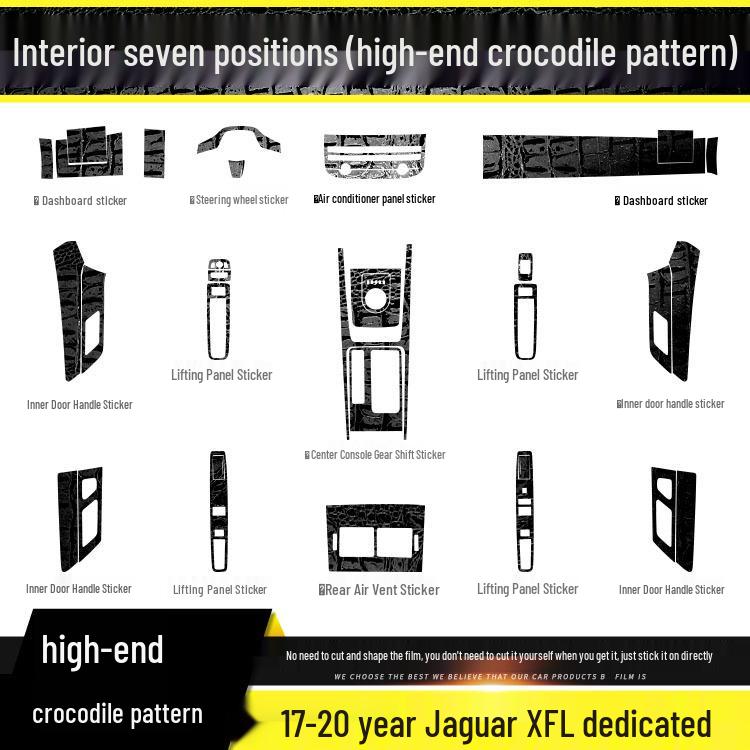 Jaguar XFL (2017-2020) Película Protetora Interior de Fibra de Carbono