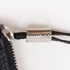 JIMMY CHOO Zip Around Purse Star studs black leather/Rhinestone Women Used