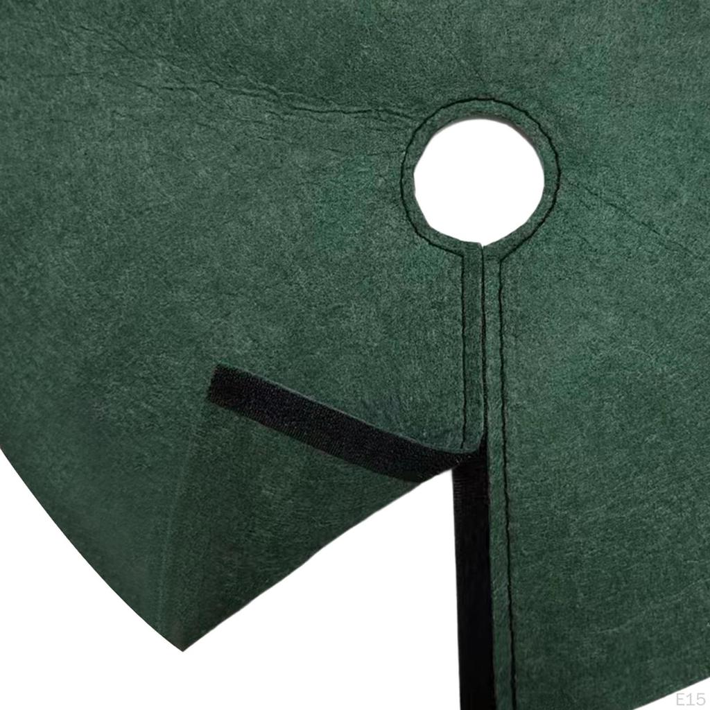 10 Fruit Tree Mulch Rings, Hole Protectors for Landscaping, Breathable Fabric Cover, Protective Mats