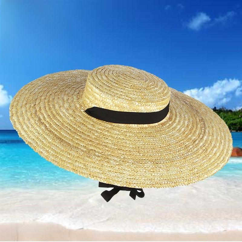 Straw Hat Summer Girl Fashion Wide Brim Breathable Sun Shade For Beach Vacation
